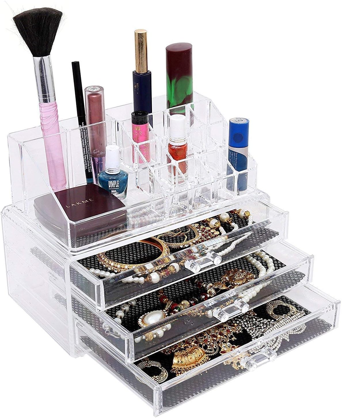 Acrylic cosmetic makeup n jewelry storge deals